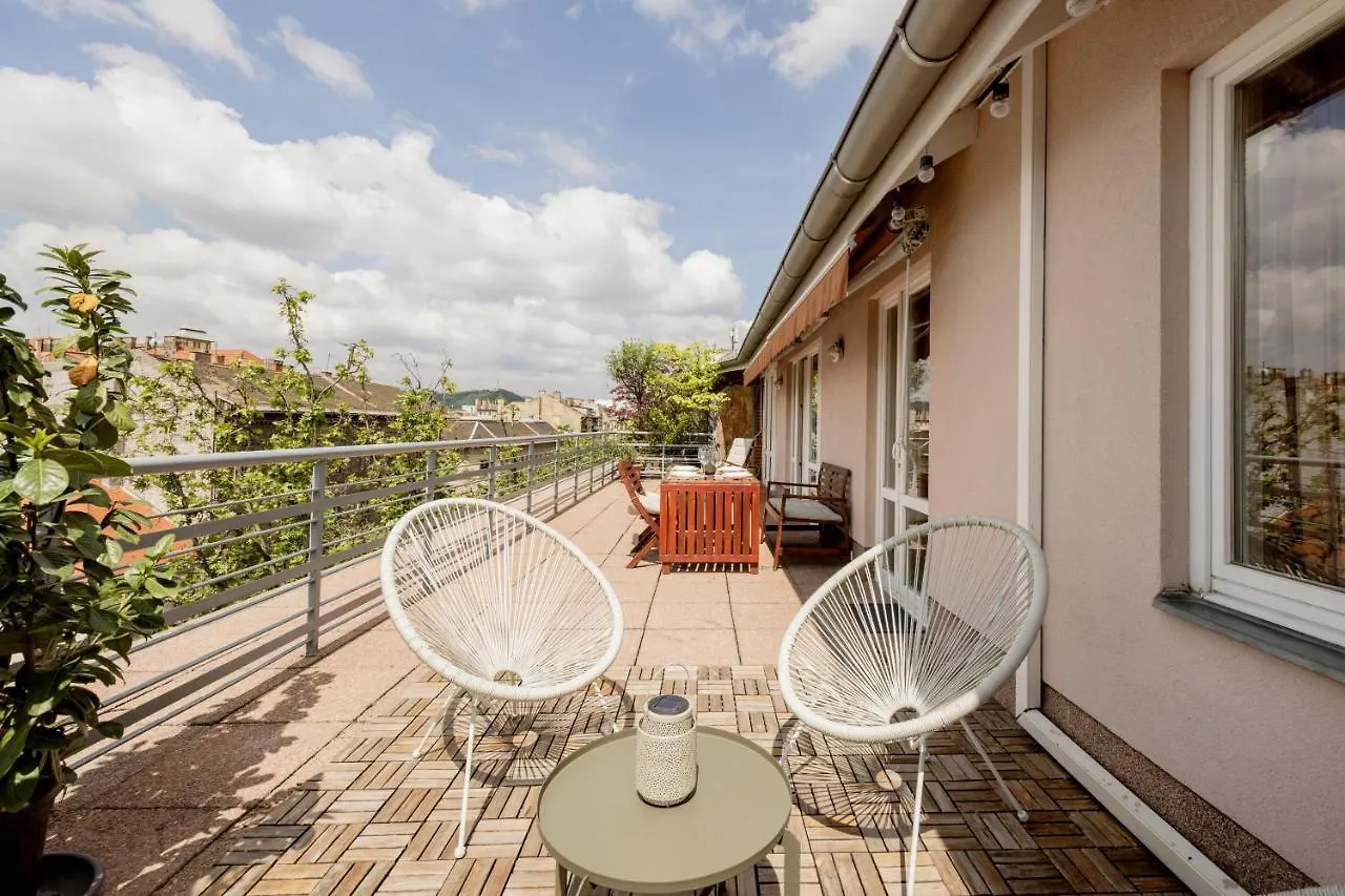 Bright And Spacious Penthouse W/ Terrace & Parking Budapest 0*,  Hungary